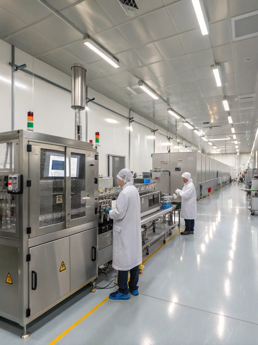 A high-quality image depicting a state-of-the-art vape manufacturing facility with advanced machinery and quality control processes, emphasizing the benefits of OEM/ODM manufacturing.